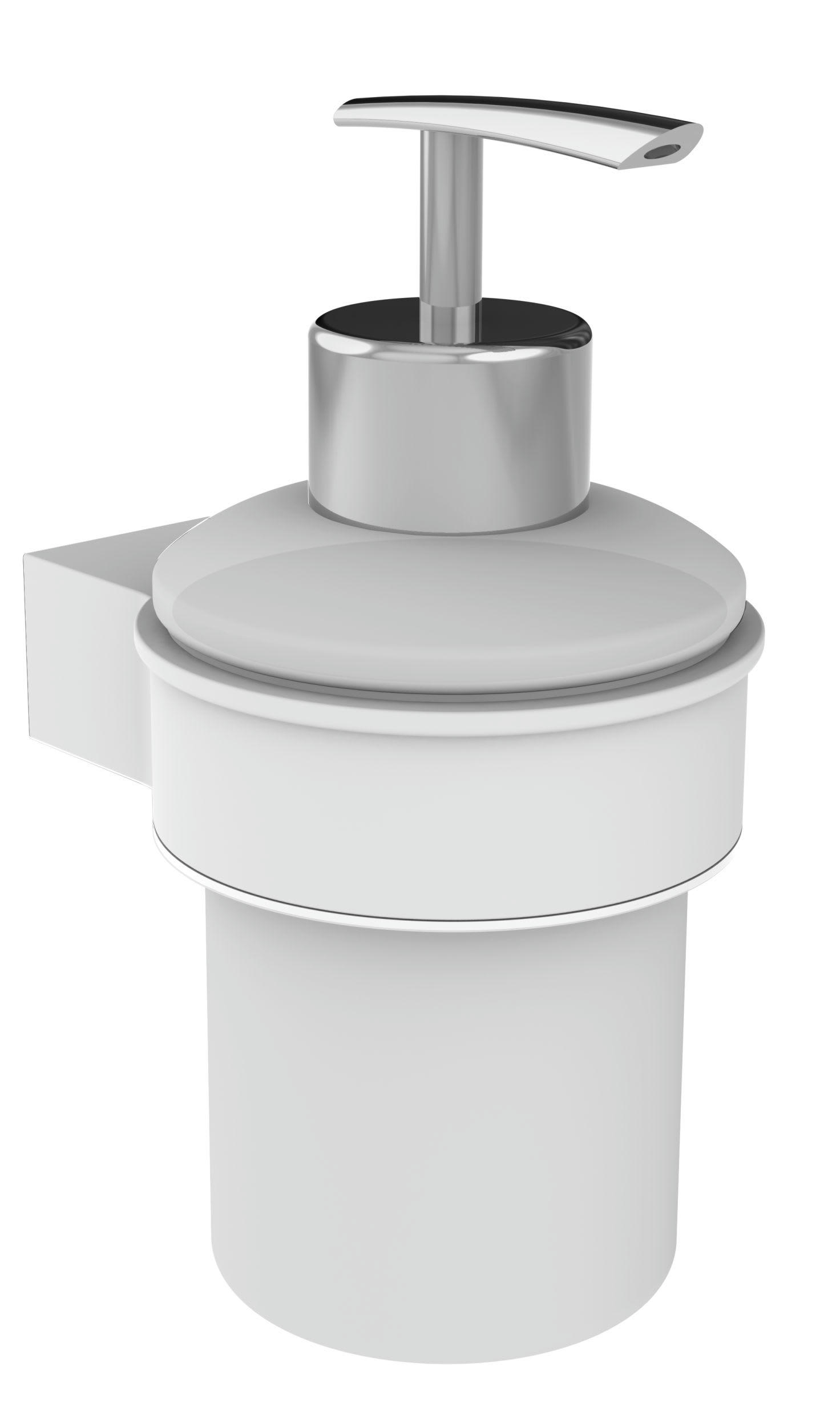 LOFT-GAME - Distributeur savon en alu laqué à fixer