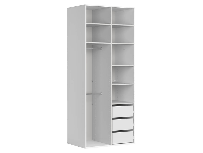 Szafa dwudrzwiowa Flex 100 cm biała