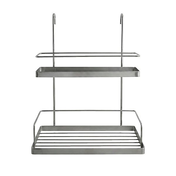 Etagère 2 niveaux inox l. 30 cm Factory Form