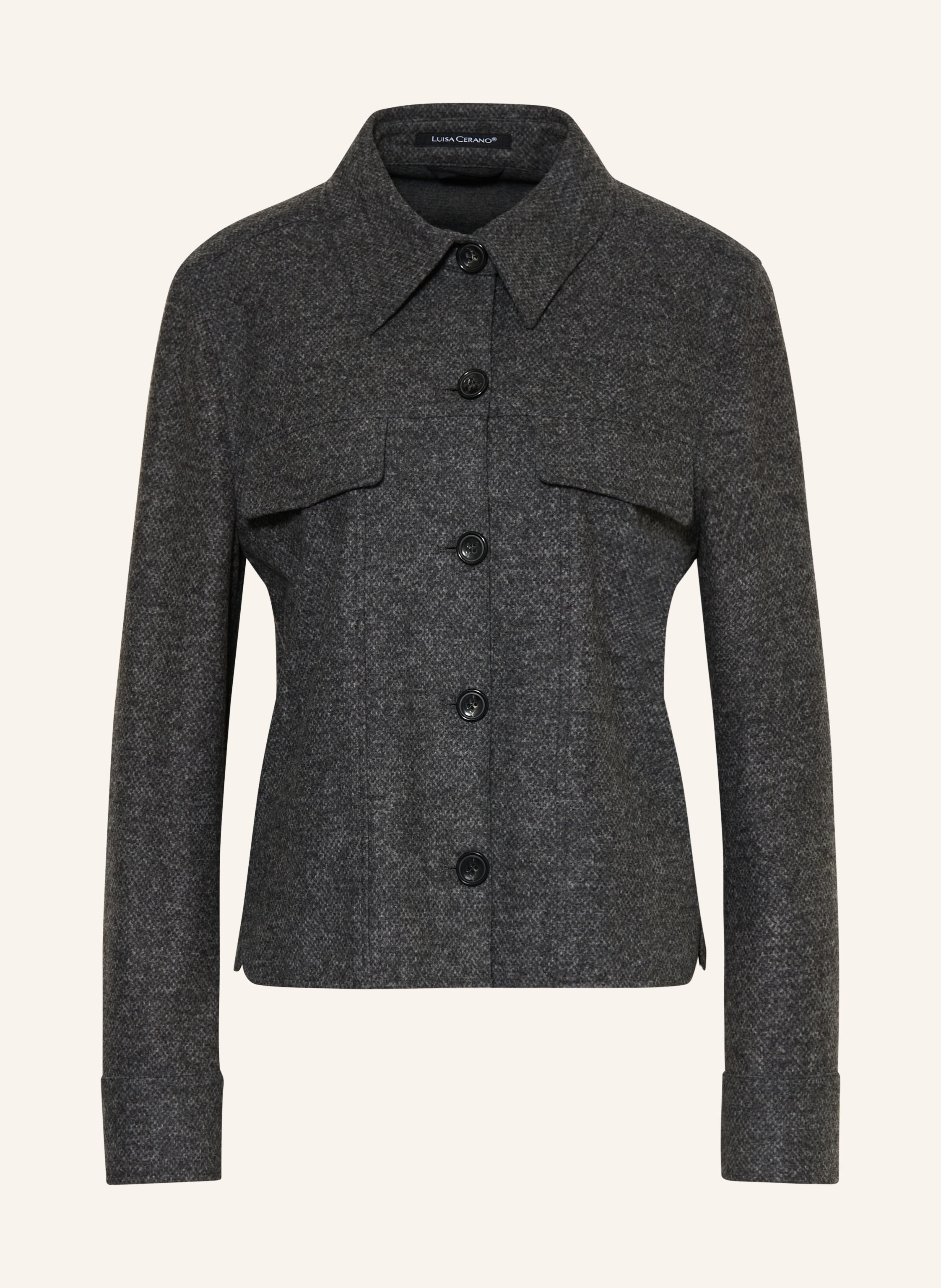LUISA CERANO Overshirt aus Flanell