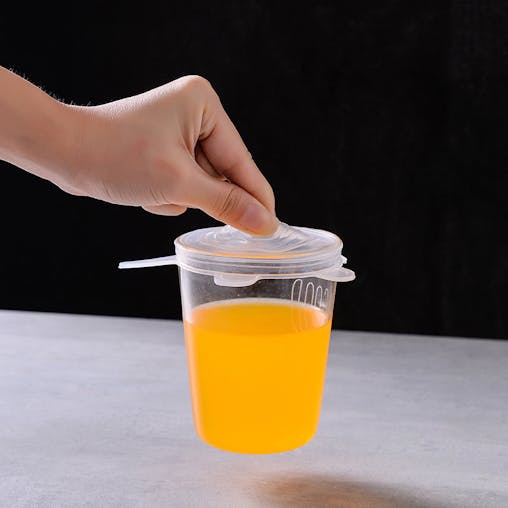 NNETM 6pcs Silicone Stretch Lids for Food Storage