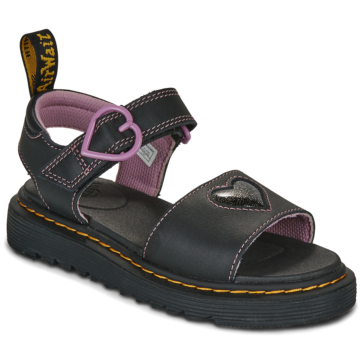 Dr. Martens - Marlowe Hearts II J  Black Lucido - Black