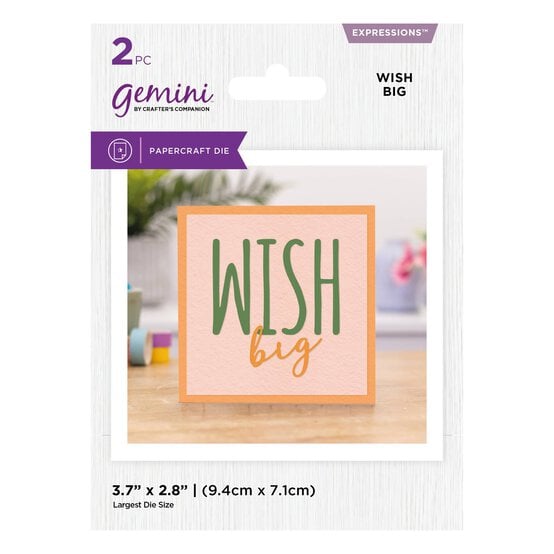 Gemini Wish Big Die Set 2 Pieces