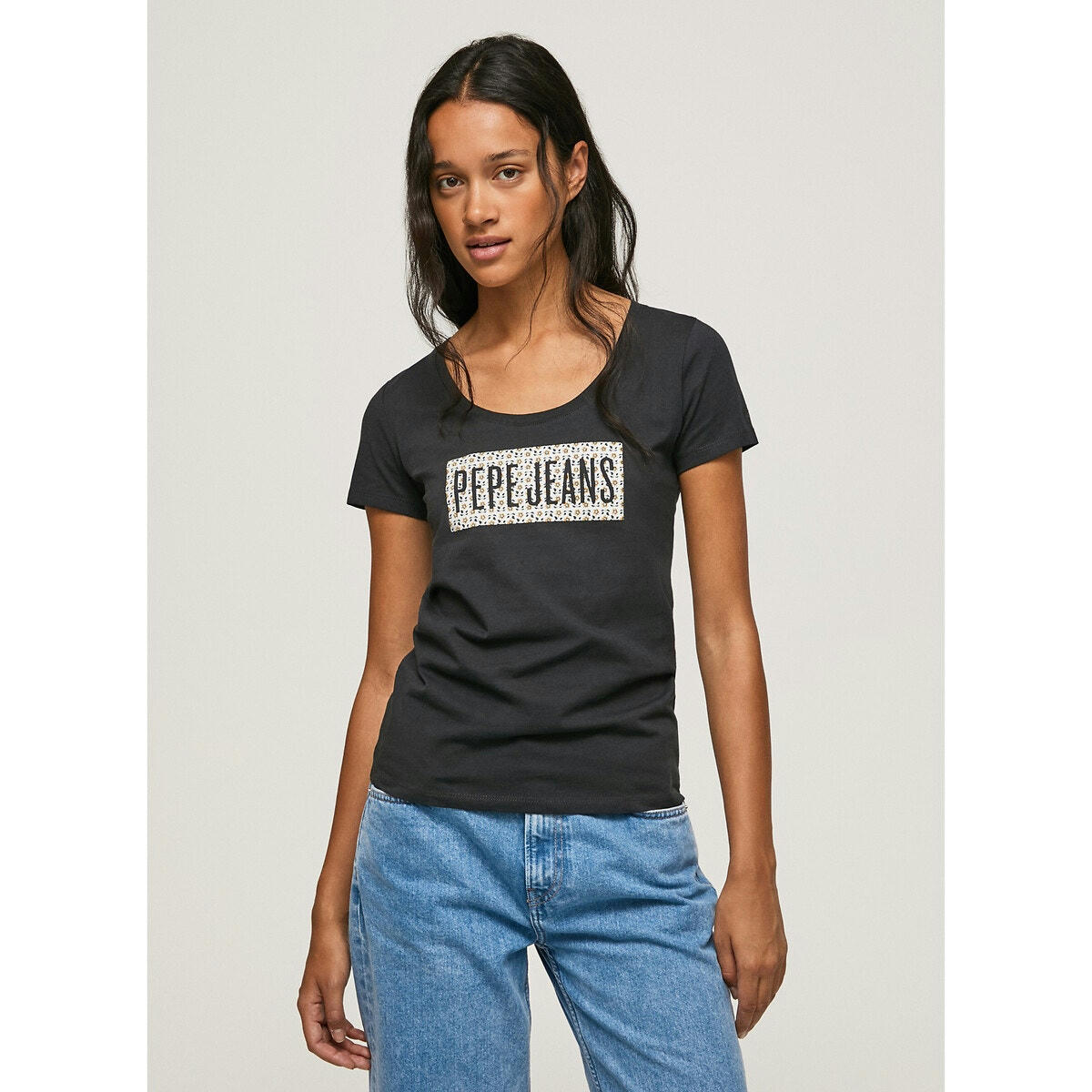 T-shirt manches courtes, motif devant