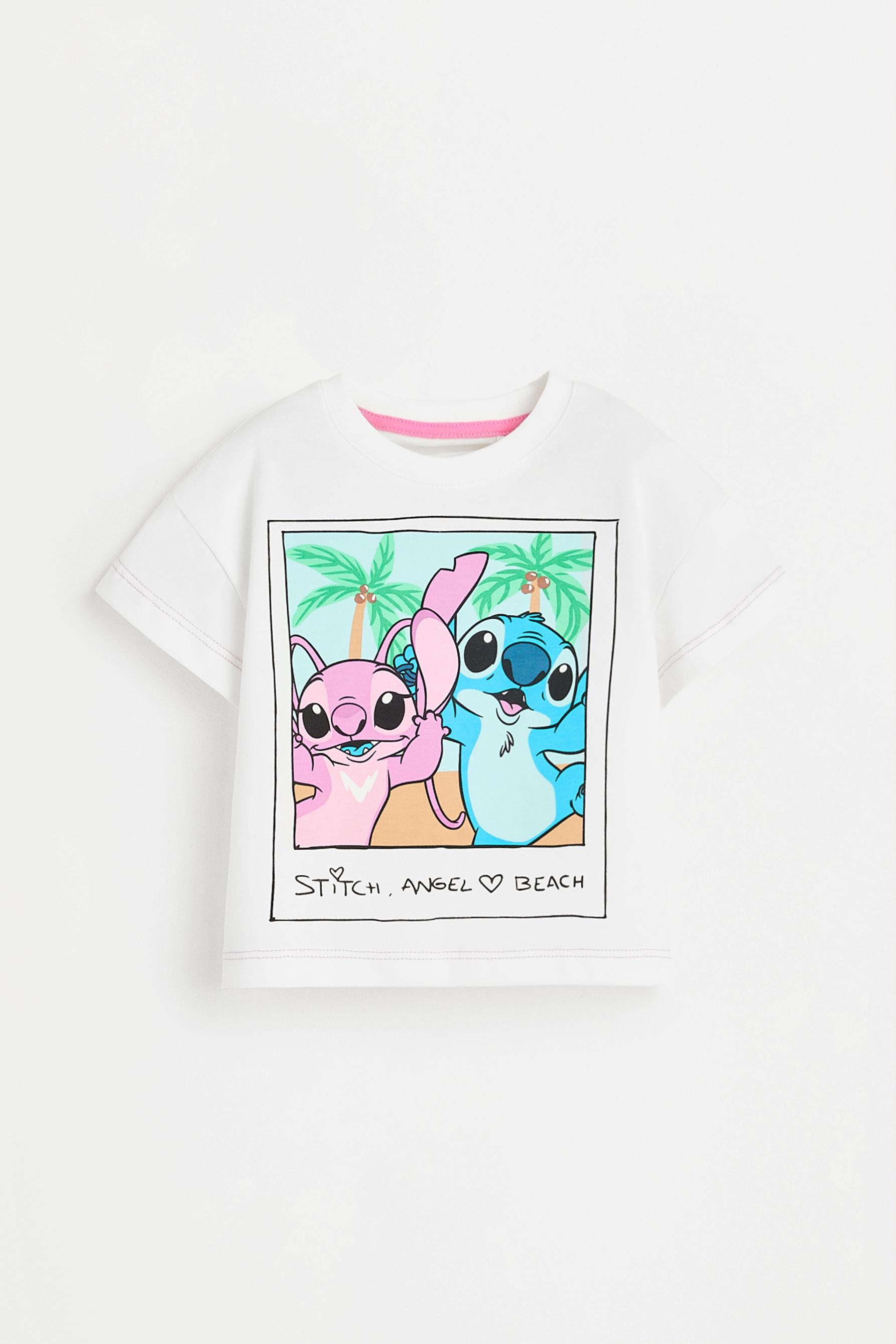 Set Stitch y Ángel ©Disney camiseta y skort denim
