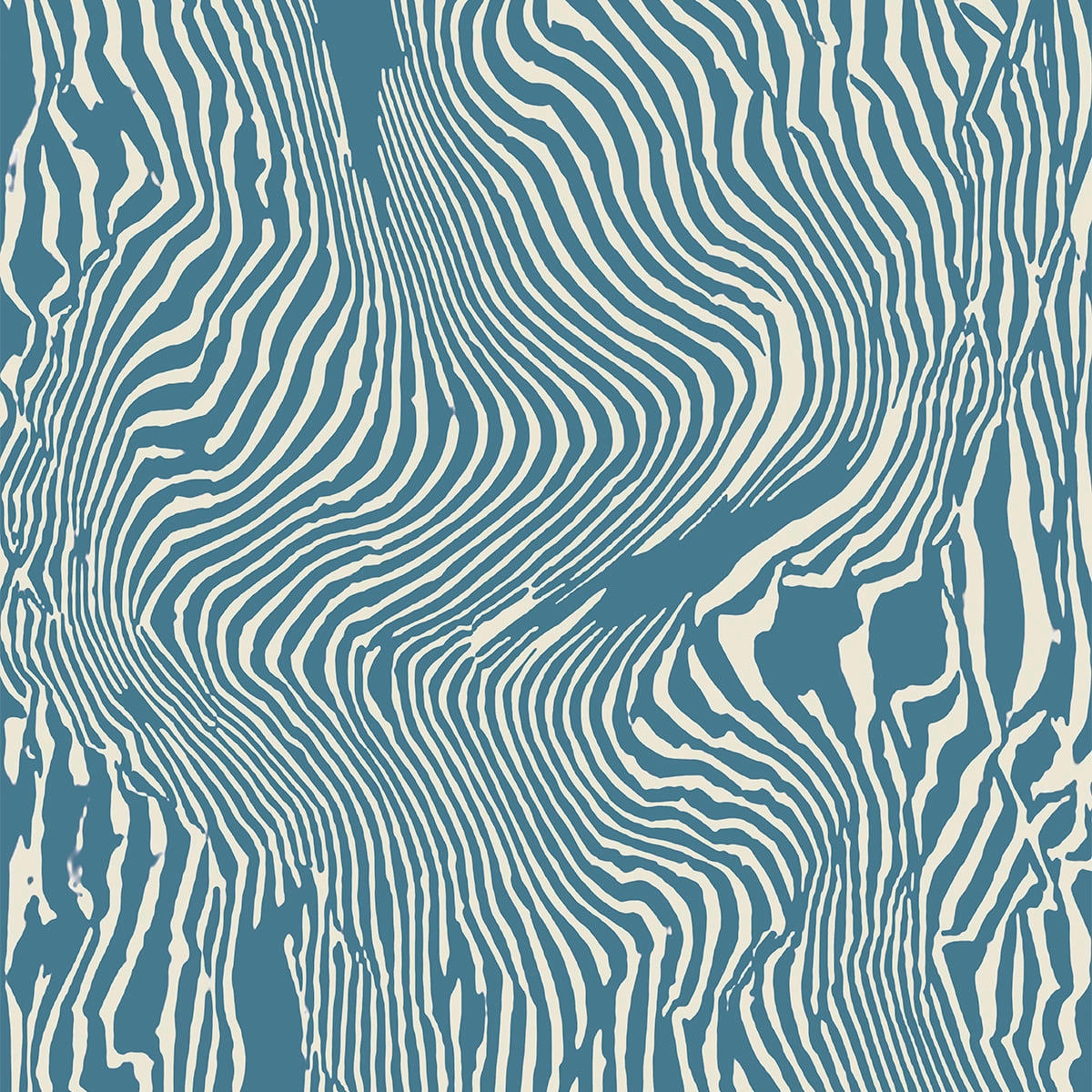 - Coussin déco lin polyester bleu 40x60cm