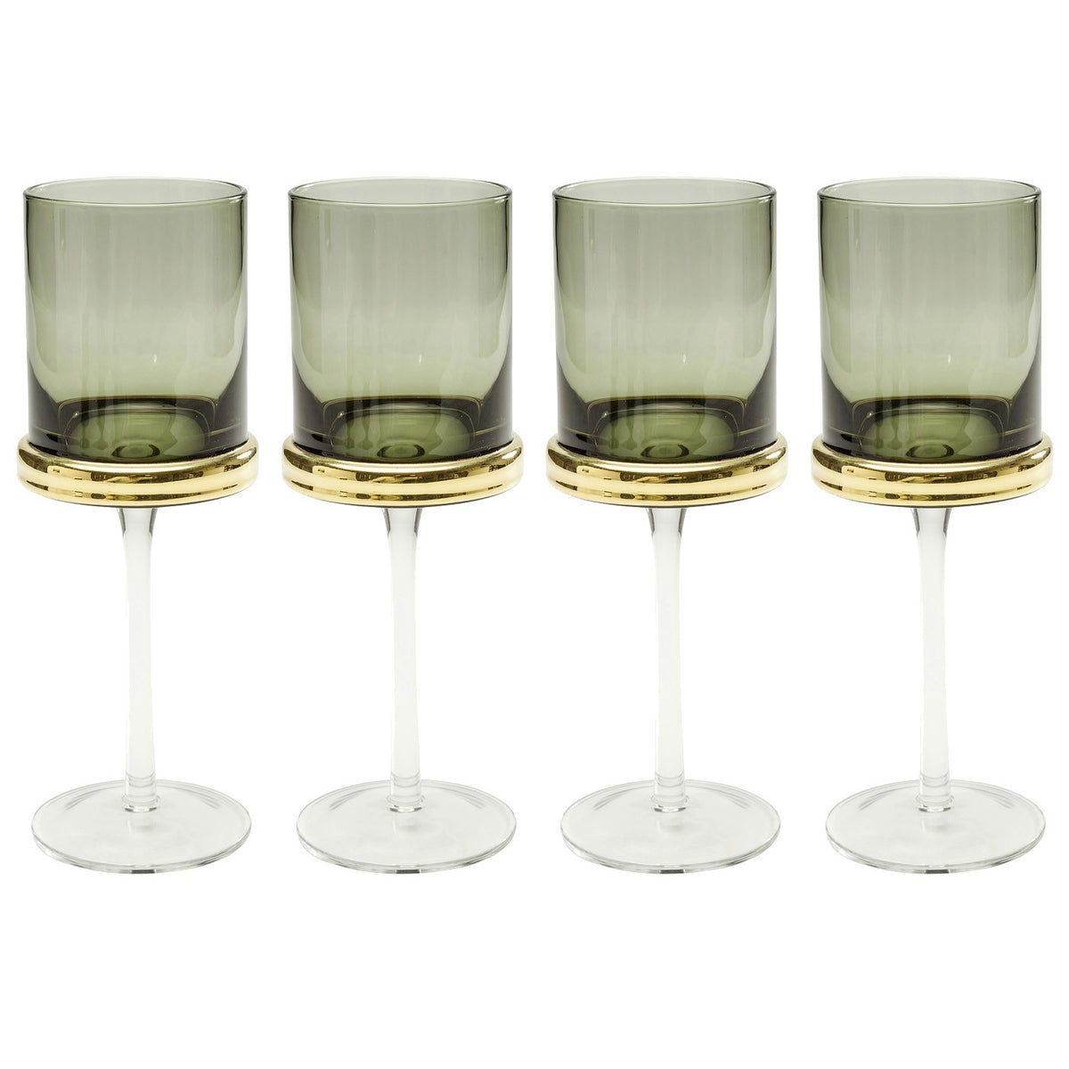 Kare Design Wijnglazen Rode Innocent Smoke (4/Set)