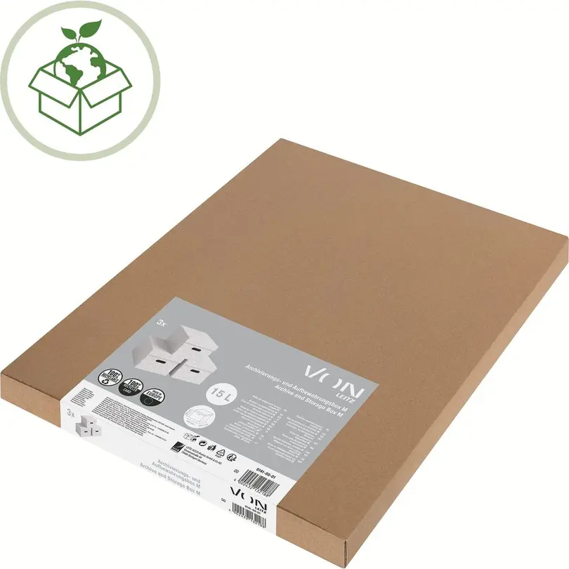 Aufbewahrungsbox 3er-Set Archivschachtel
