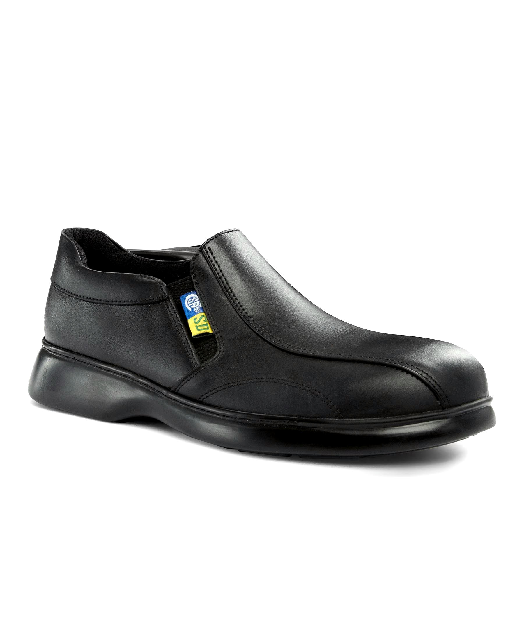 Mellowwalk Men's Patrick Slip-On SD Steel Toe Casual Oxford Shoes