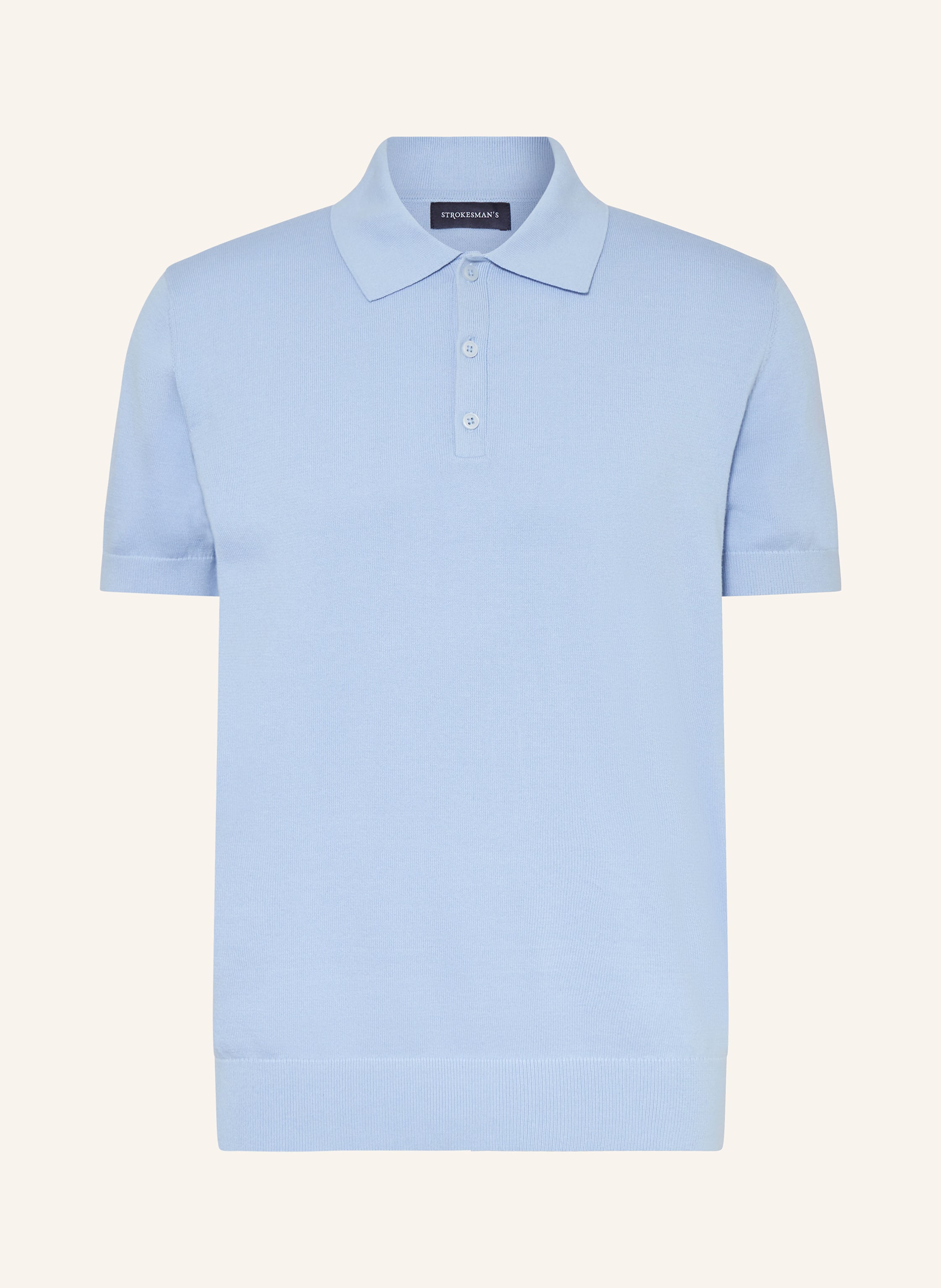 STROKESMAN'S Strick-Poloshirt