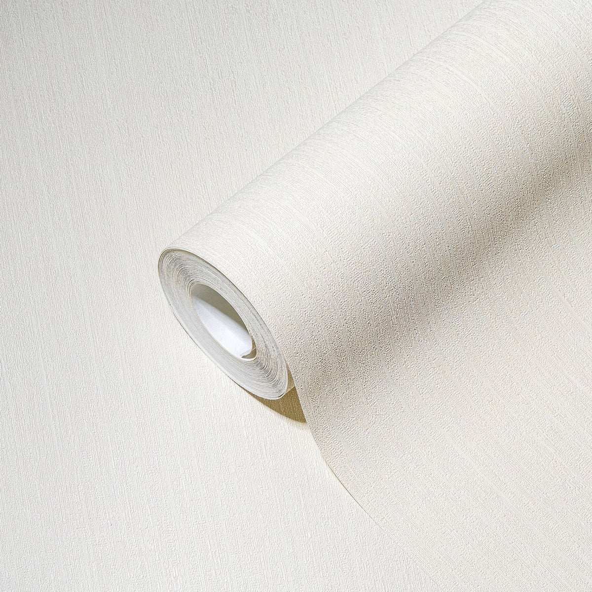 A.S. Création behang effen crème en wit - 53 cm x 10.05 m - AS-380988