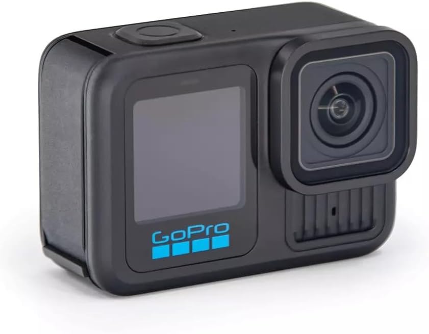 GoPro HERO13 5.3K HDR 27MP Black Action Camera with Accessory Bundle - Includes - 2 Enduro Batteries  1 Curved Adhesive Mounts  128GB SanDisk MicroSD Card  and Carrying Case (Renewed)