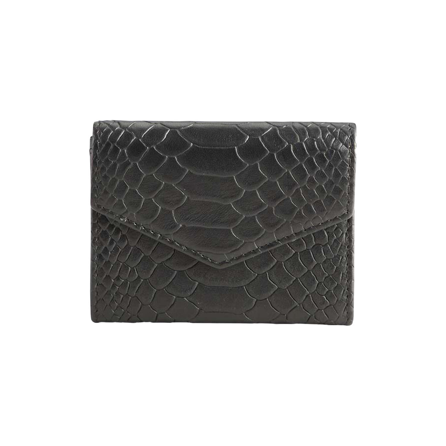 Megan Wallet, snake black
