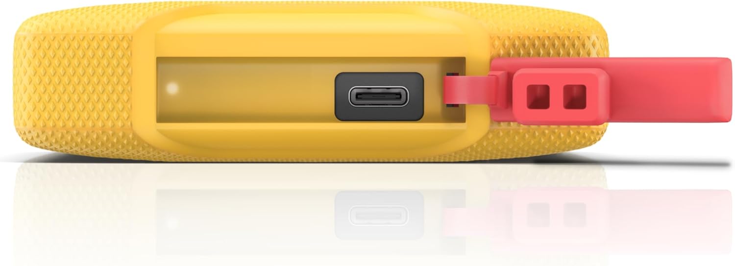 1TB G-Drive ArmorATD Rugged, Durable Portable External HDD, Up to 130MB/s, USB-C (5Gbps), USB 3.2 Gen 1 – SDPHE1G-001T