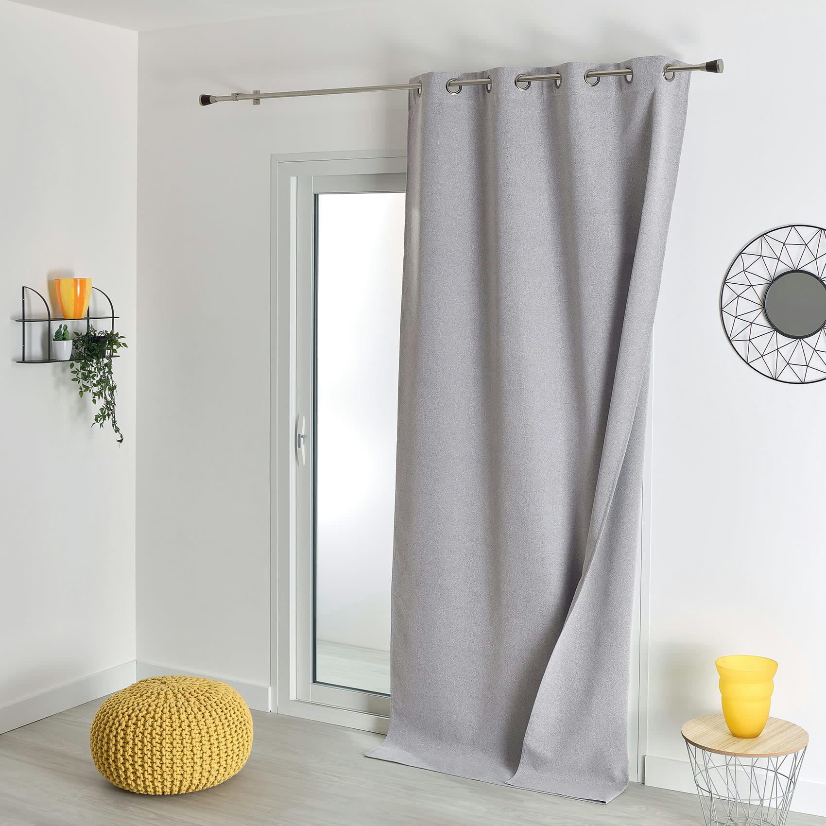 - Rideau d'ameublement occultant double face