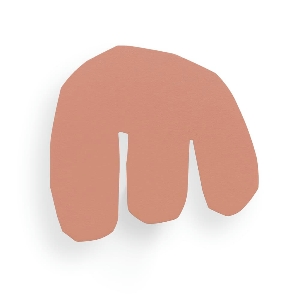 ENRI - Patère rose H17,8cm