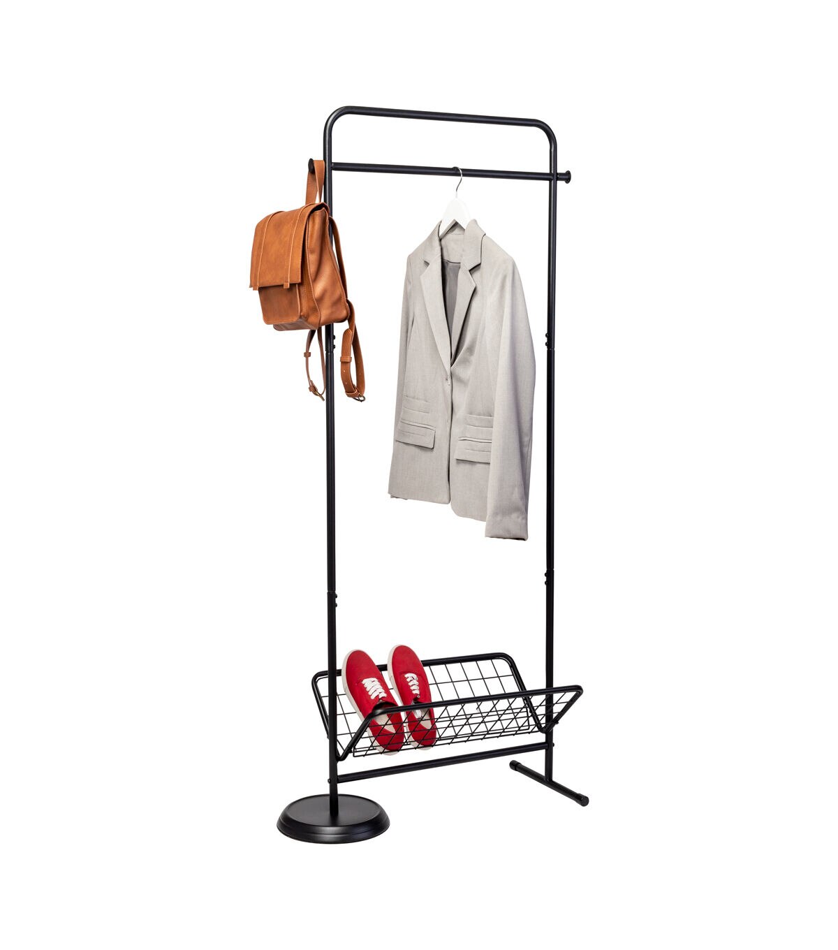 Honey Can Do Swivel Coat Rock Valet with Basket