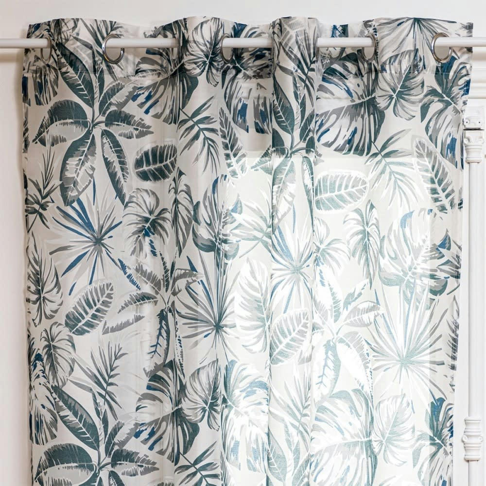 - Voilage  polyester Bleu 140x240