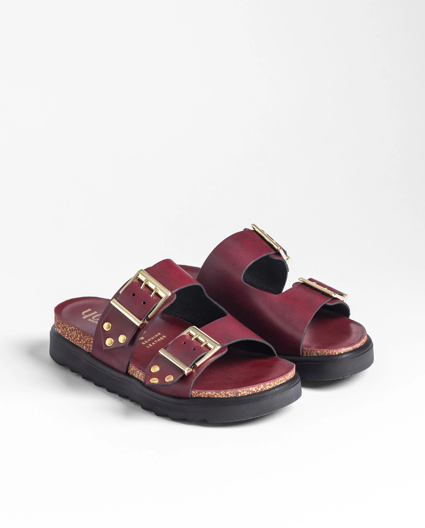 Sandalia plataforma TUNEZ-262 burdeos