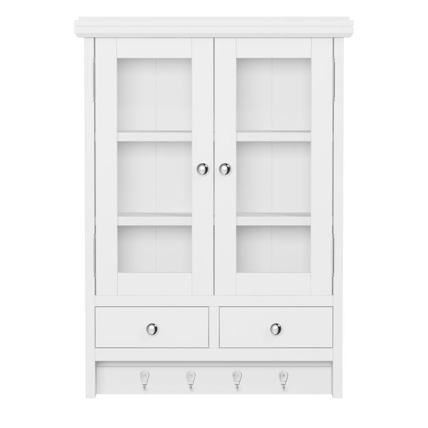 NICHO 2 PORTAS 2 GAVETAS 72 CM X 52 CM X 16 CM WAYNE
