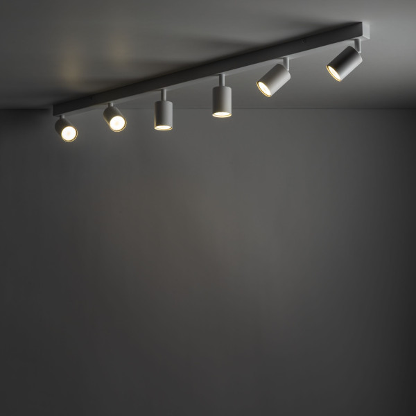 Listwa Spoty Regulowane Nex Tk Lighting Biała 6Xgu10