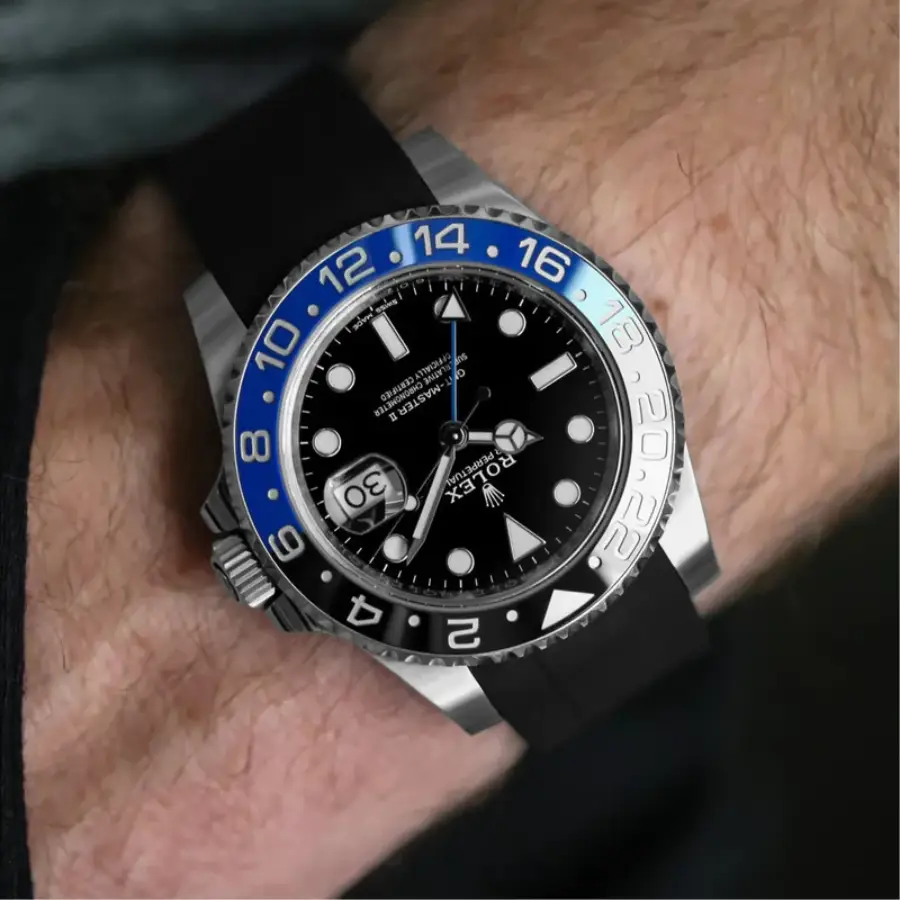 Rolex – GMT-Master –  Rubber Strap – Black