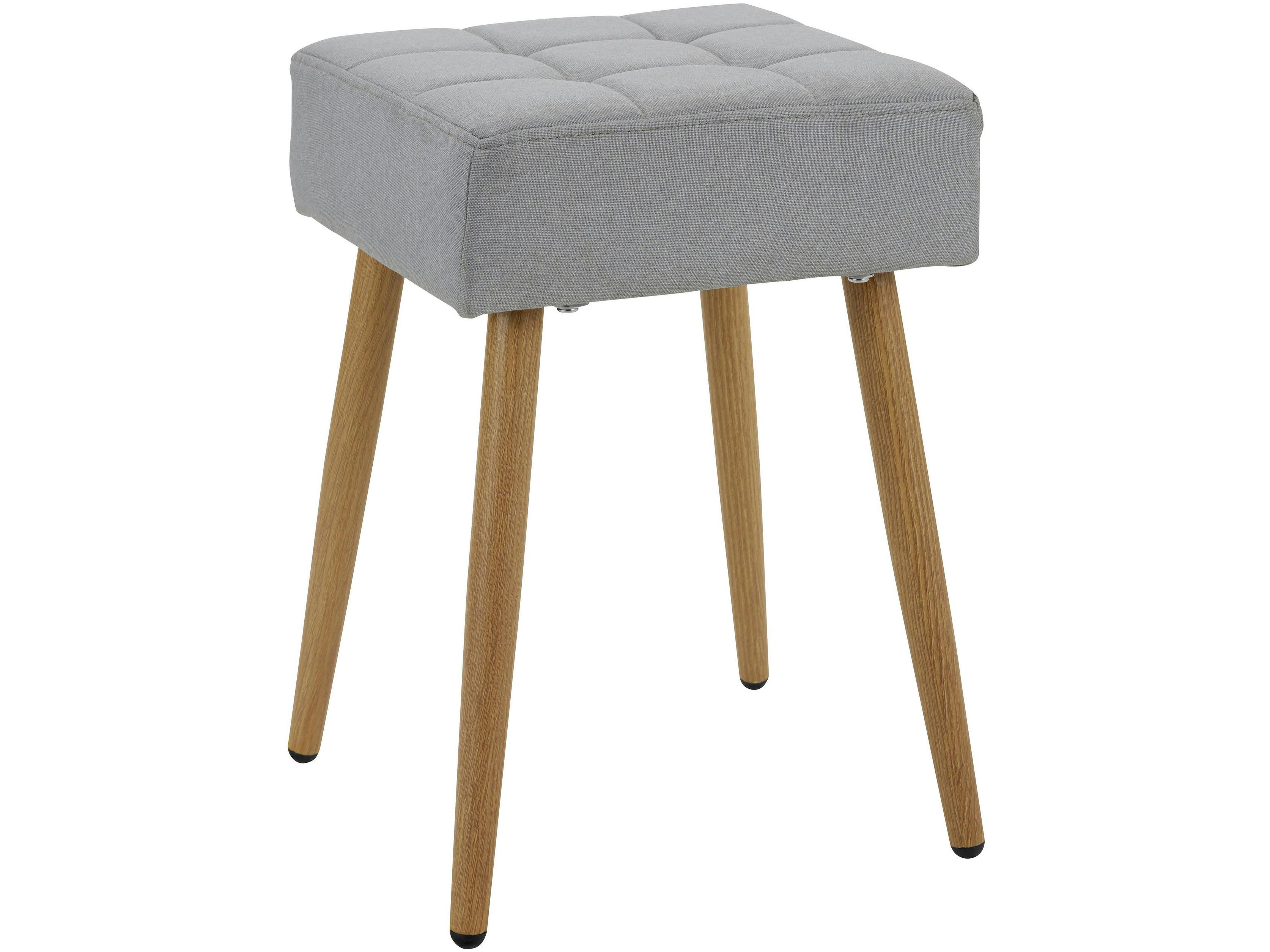 LOUISE - Tabouret Chêne gris clair