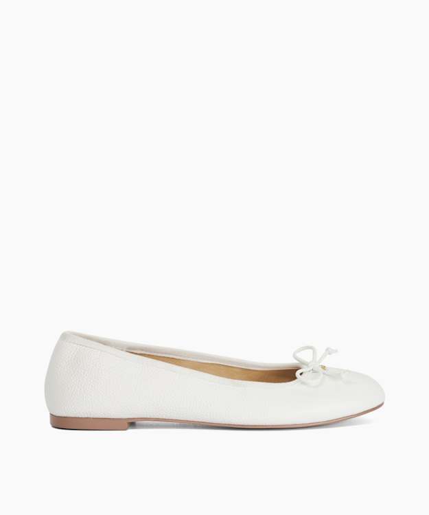 Helenne Ecru - Suede Ballet Flats