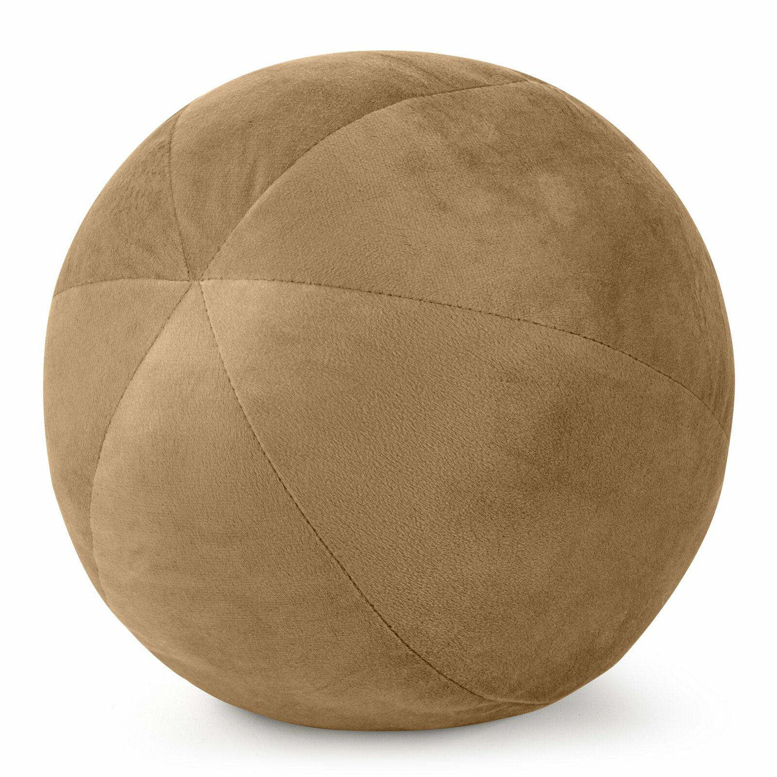 Poduszka dekoracyjna GAJA 4 okrągła 24 cm miodowa velvet 220 GSM
