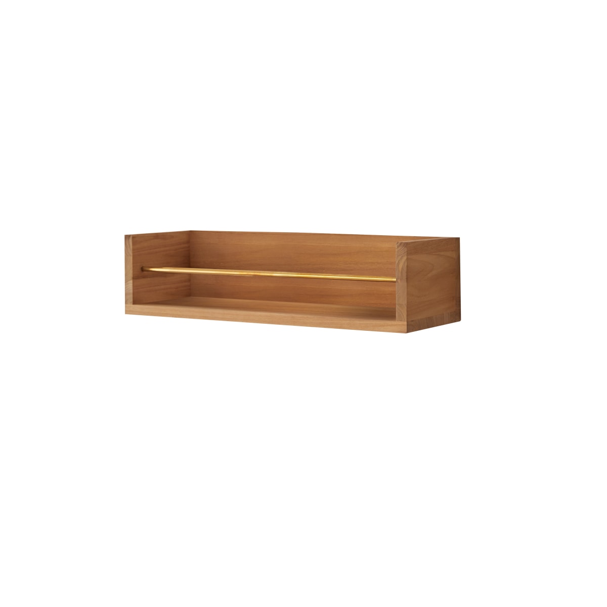 Tikamoon Badkamerrek van massief teakhout 60 cm - Naturel