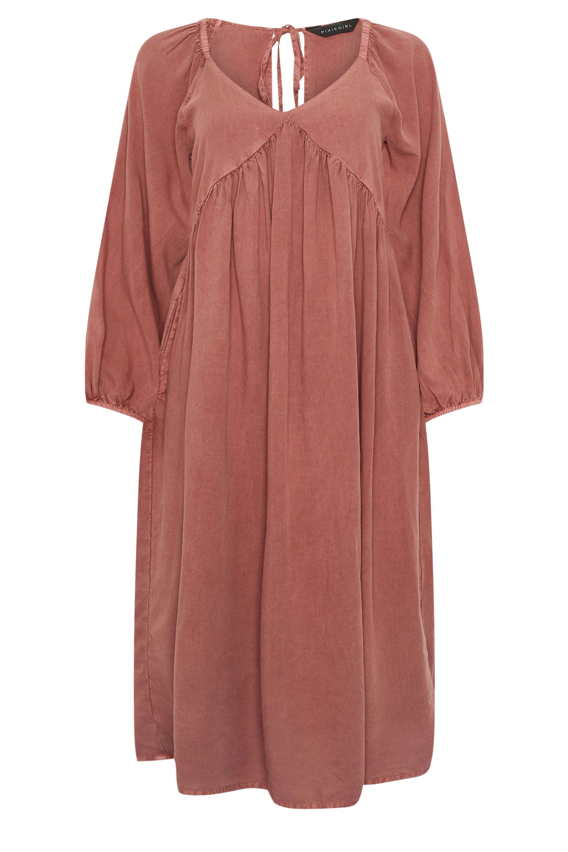 PixieGirl Petite Tie Smock Dress