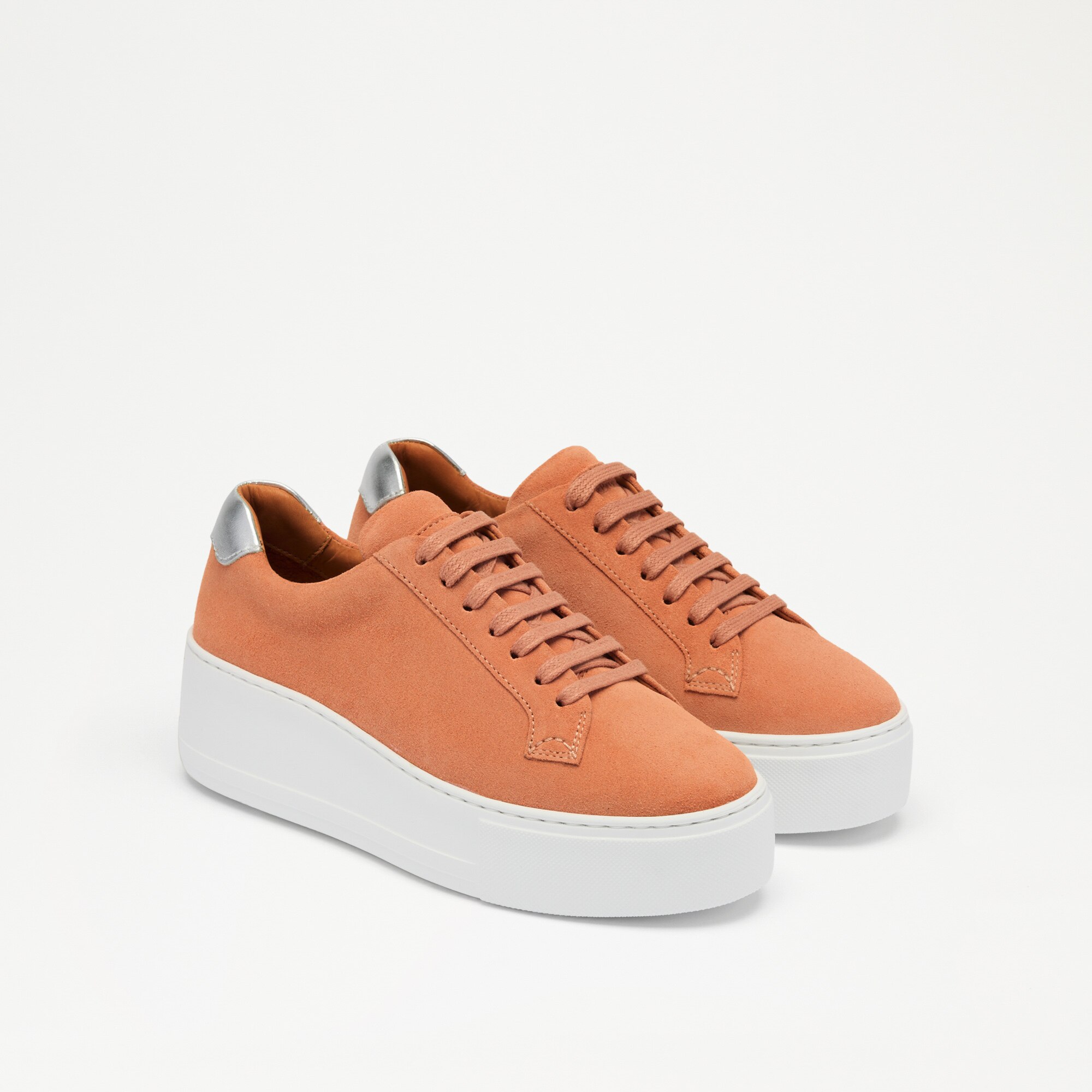 Park Cord<br>Lace Up Flatform Trainer