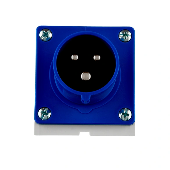 CEE-Wandgeräte-Stecker , 250 V, Weiß