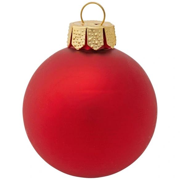 Weihnachtskugel, Ø: 4,5 cm, rot, 28 Stück