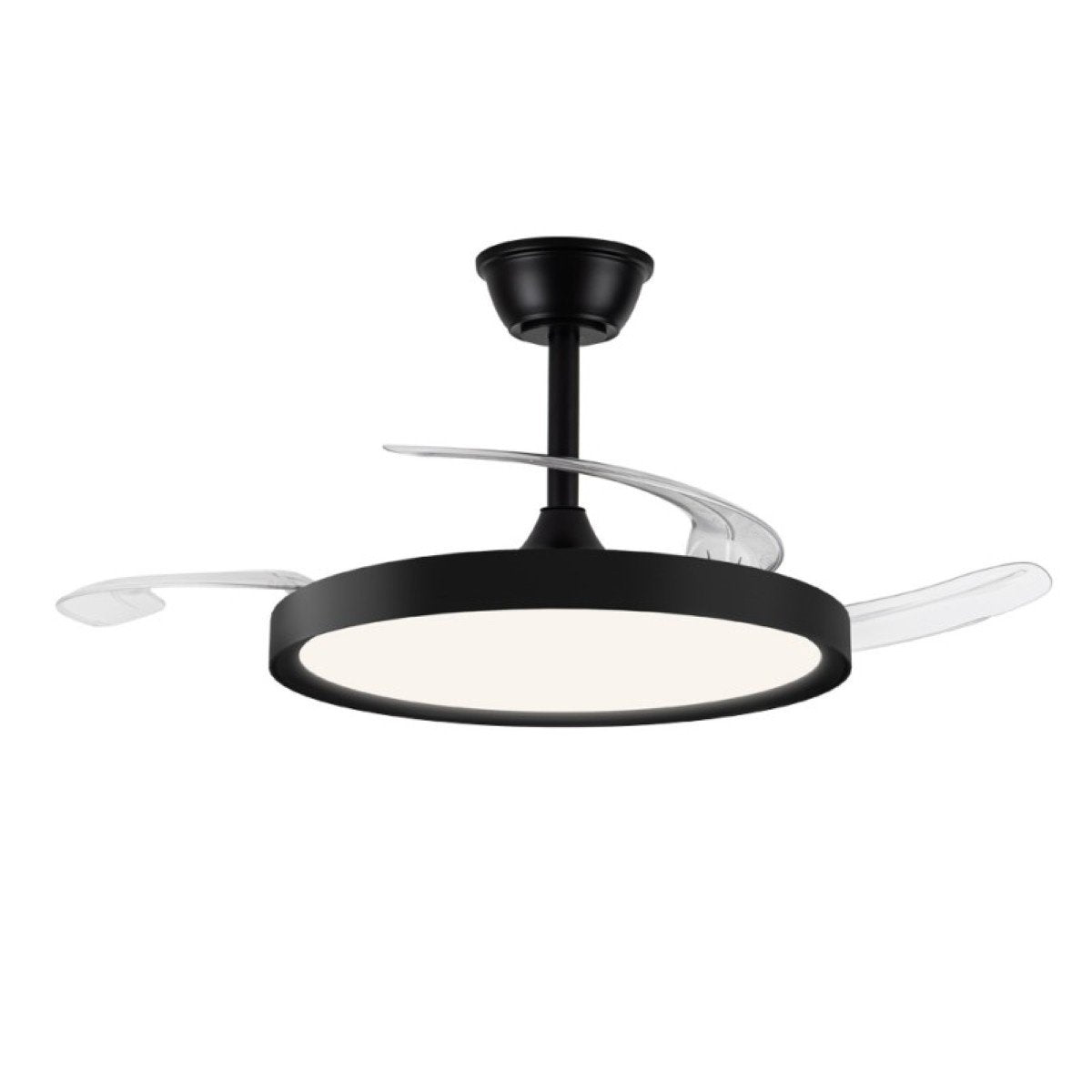 CristalRecord plafondventilator Polaris - 1 lichts - 106 x 42  cm - zwart