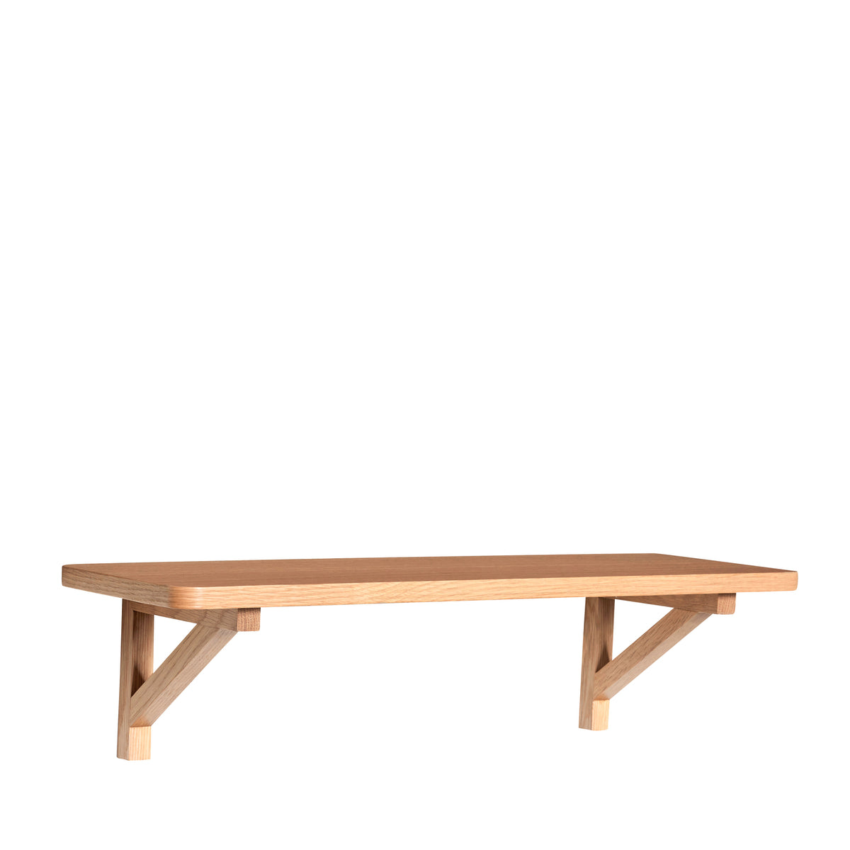 Hübsch plank Arki - mdf/eikenfineer/eikenhout - 60x20xh16cm