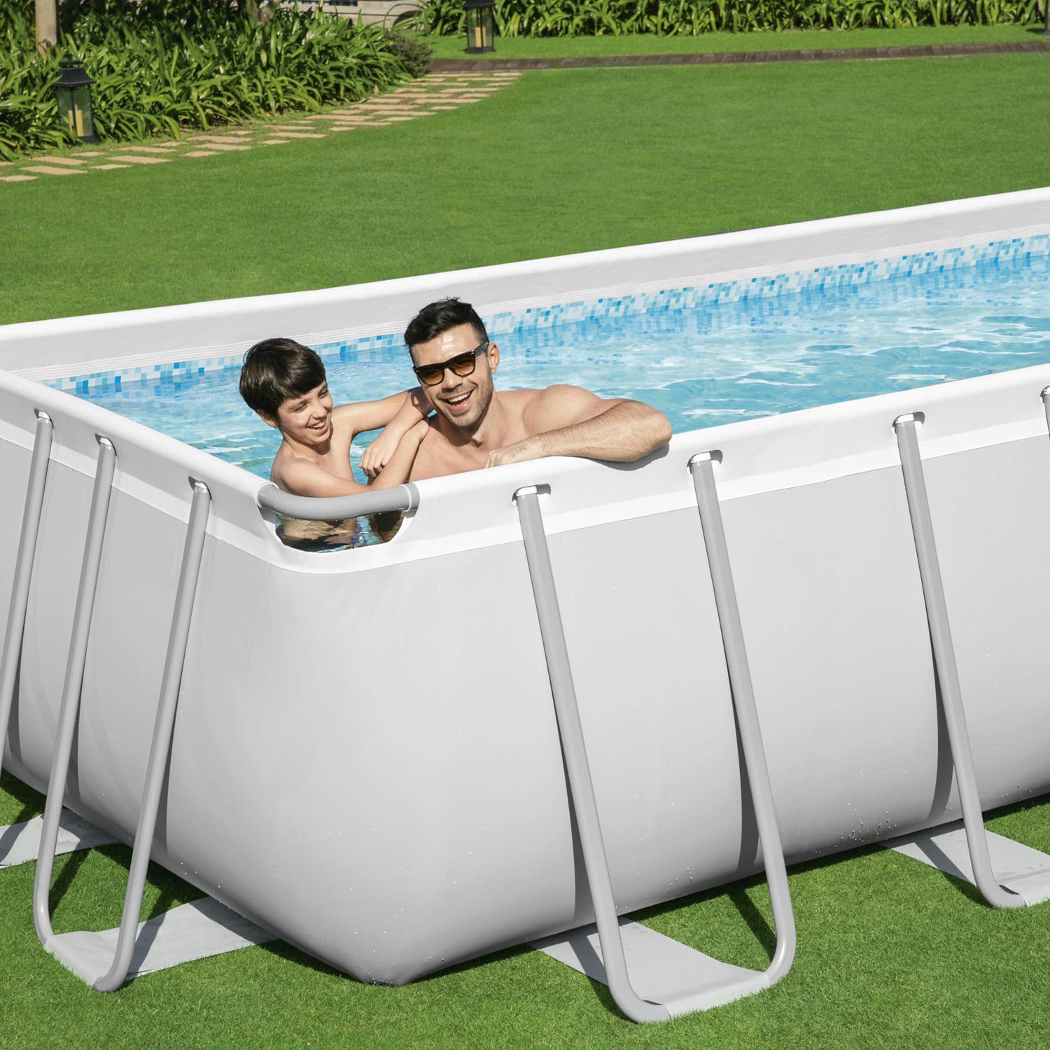 Piscina rettangolare Bestway 549x274x122 cm con filtro a sabbia
