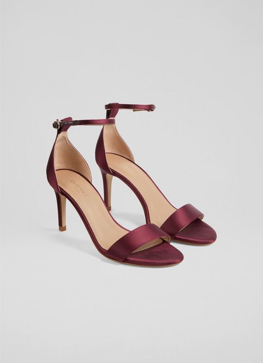 Helena Burgundy Sandals