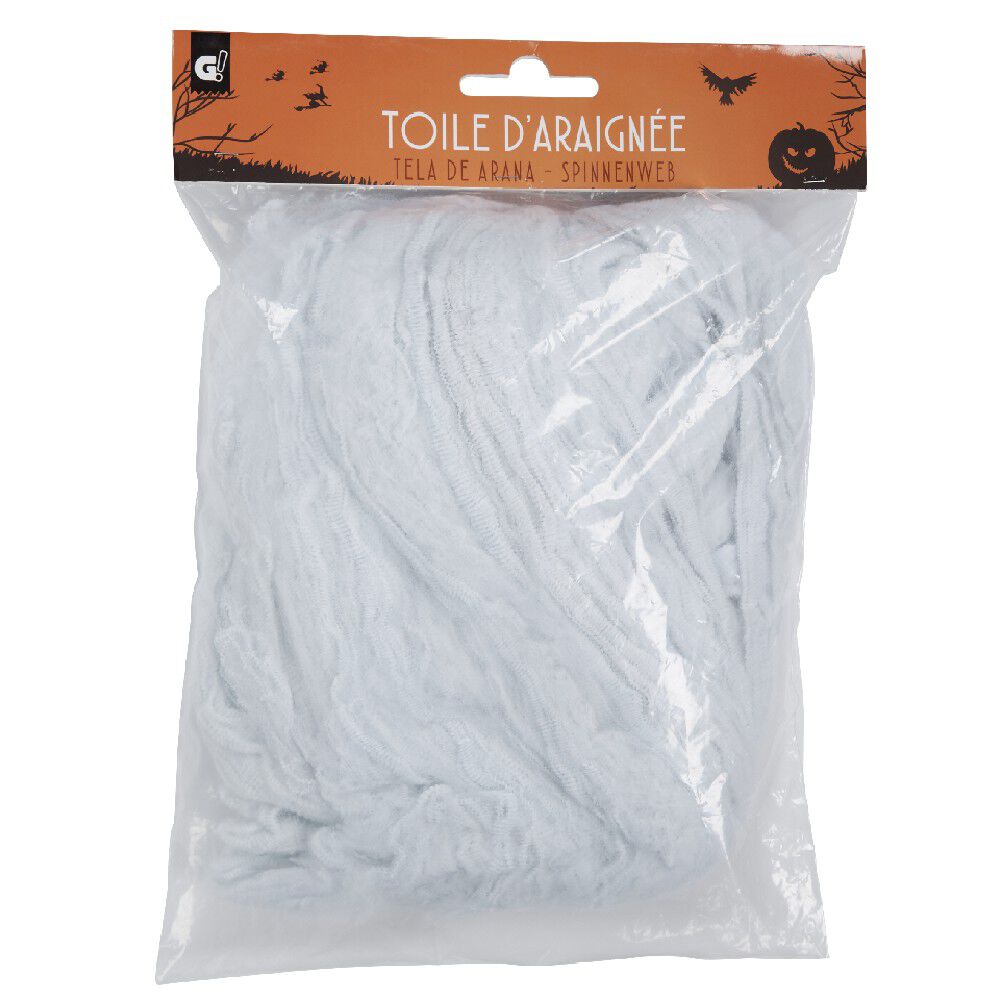 Toile d'araignée décoration Halloween à suspendre (2 modèles)