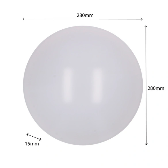 Deckenleuchte, 18 W, 1260 lm, 4000 K, IP44