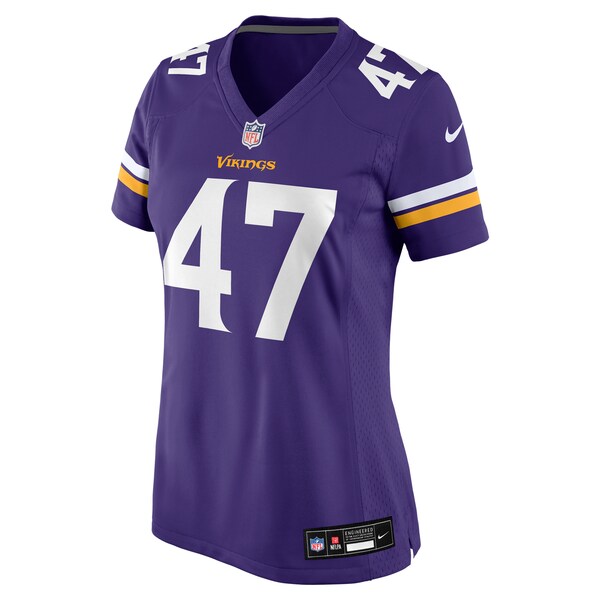 Jake McQuaide Minnesota Vikings Nike Women's  Game Jersey -  Purple