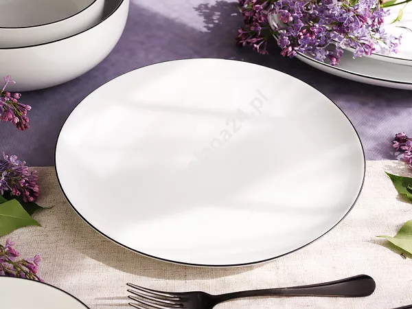 Serwis obiadowy na 6 osób (20el.) Bogucice - Base Black 1227