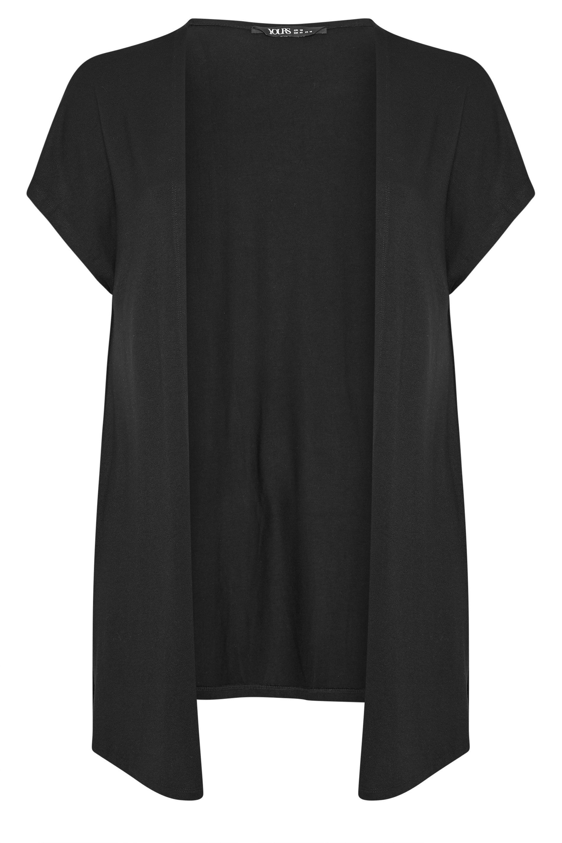 Yours Grown-On Sleeve Jersey Cardigan
