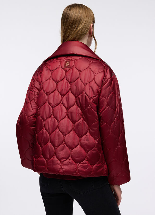 Giacca matelass&eacute; con sciarpa