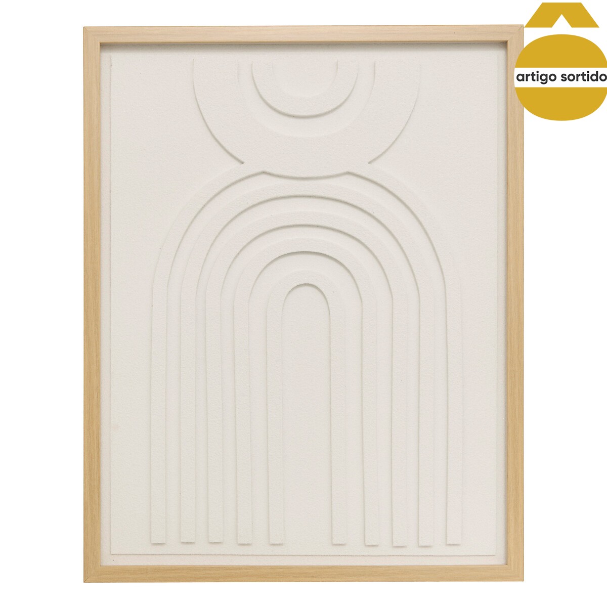 Quadro decorativo com relevo BOBBY 40x50cm