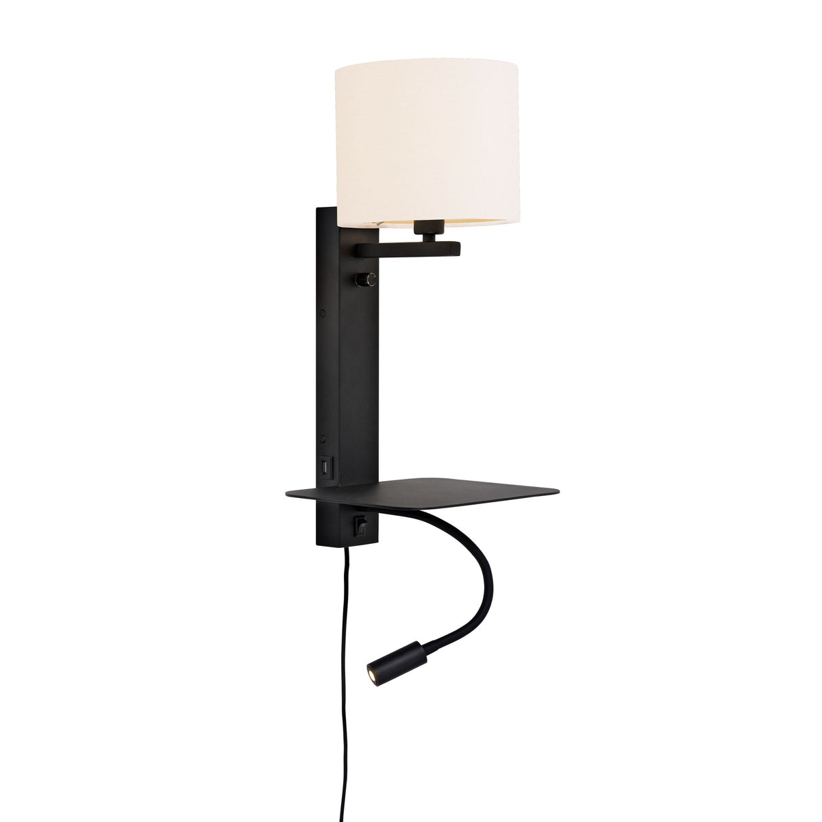 it's about RoMi wandlamp Florence - wit - 24x22x52cm