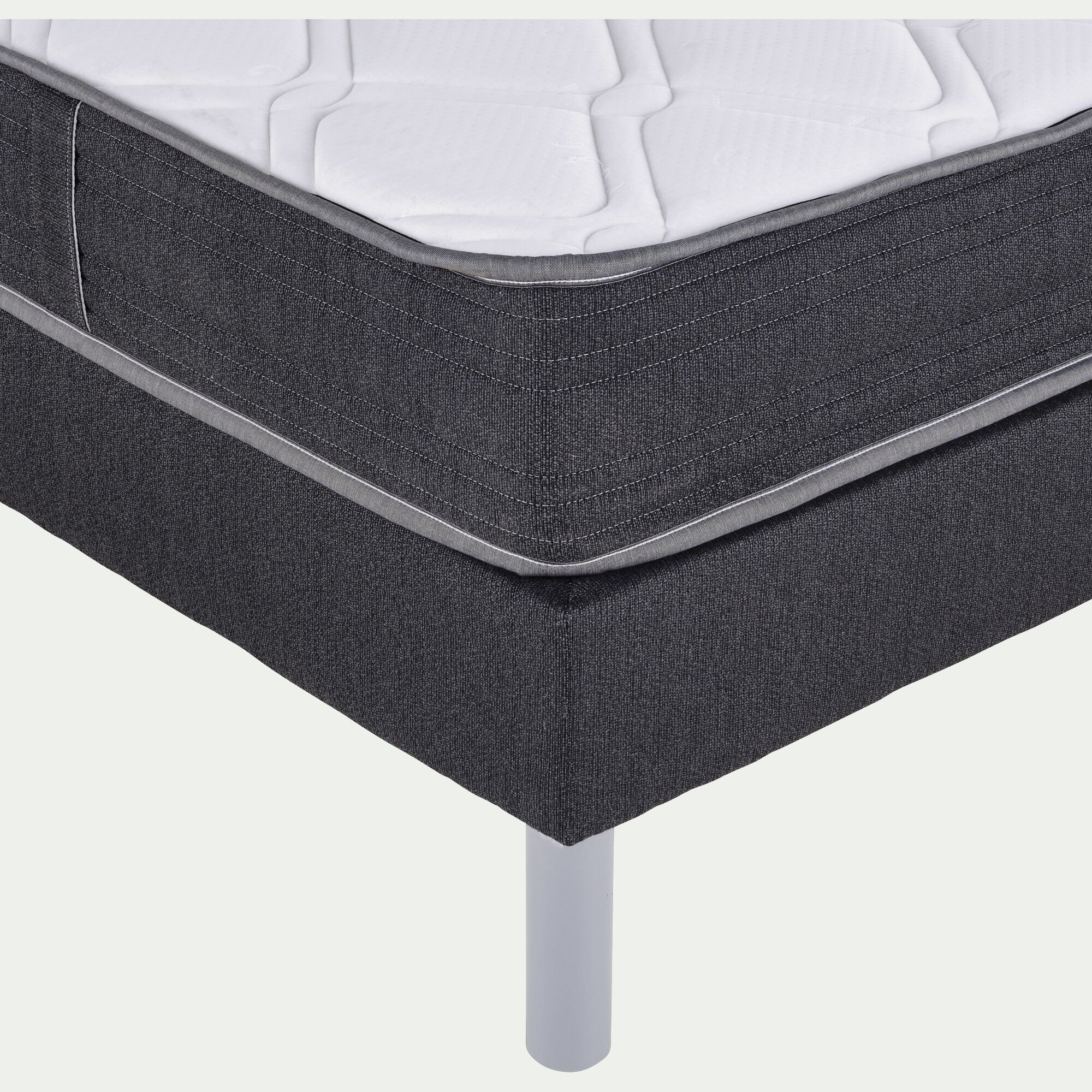 ROSSI - Ensemble sommier soutien équilibré et matelas à ressorts accueil ferme