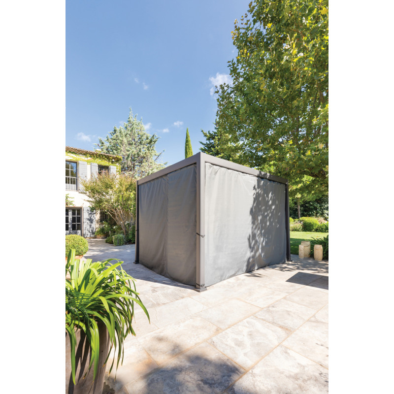 Set de rideaux pour tonnelle Avila 4 x 3 m