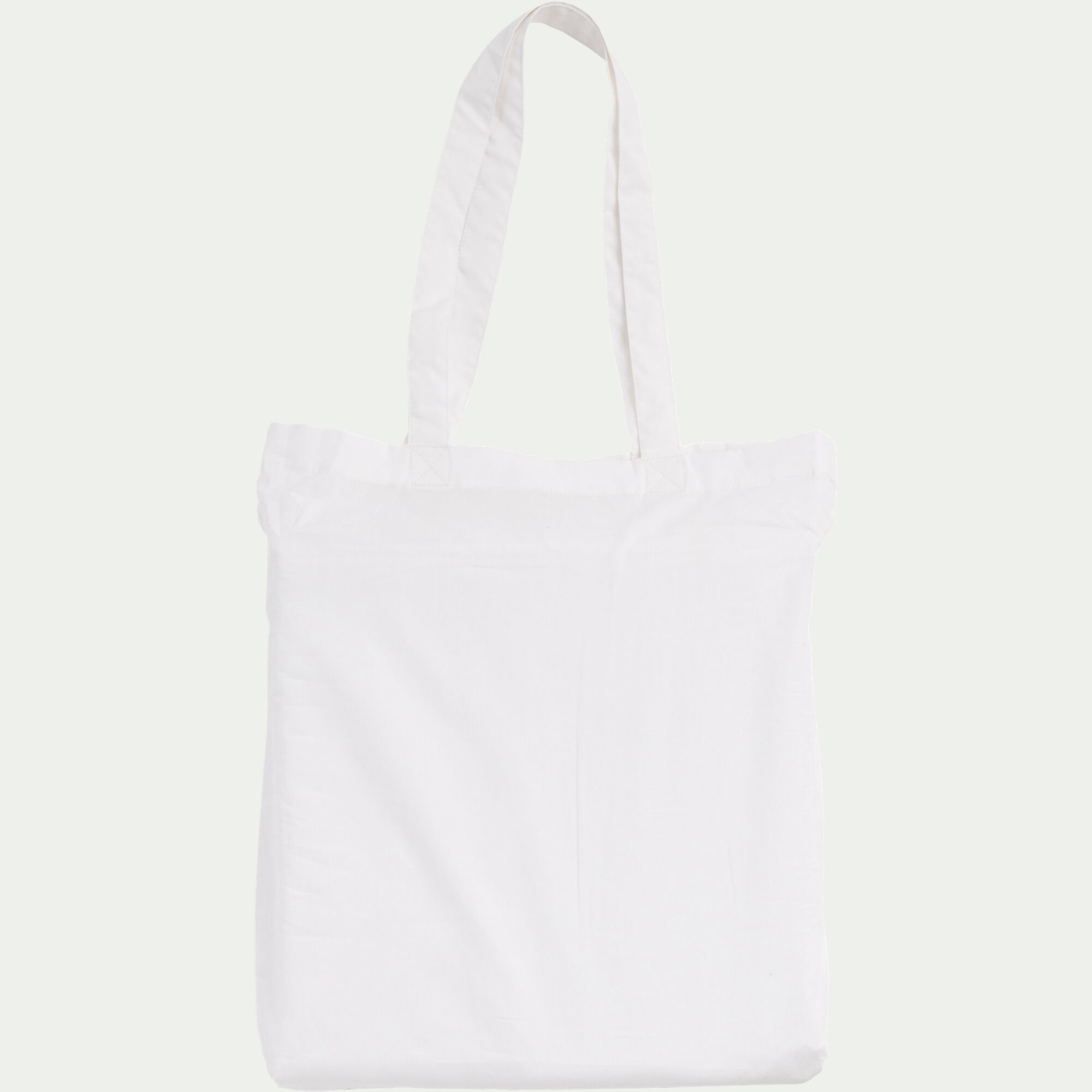 EZIO - Housse de couette en percale de coton 260x240cm liseré tressé beige alpilles - blanc