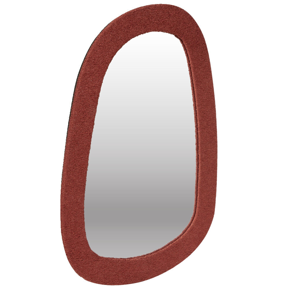 Miroir avec cadre en tissu 24,5x34cm (2 modèles)
